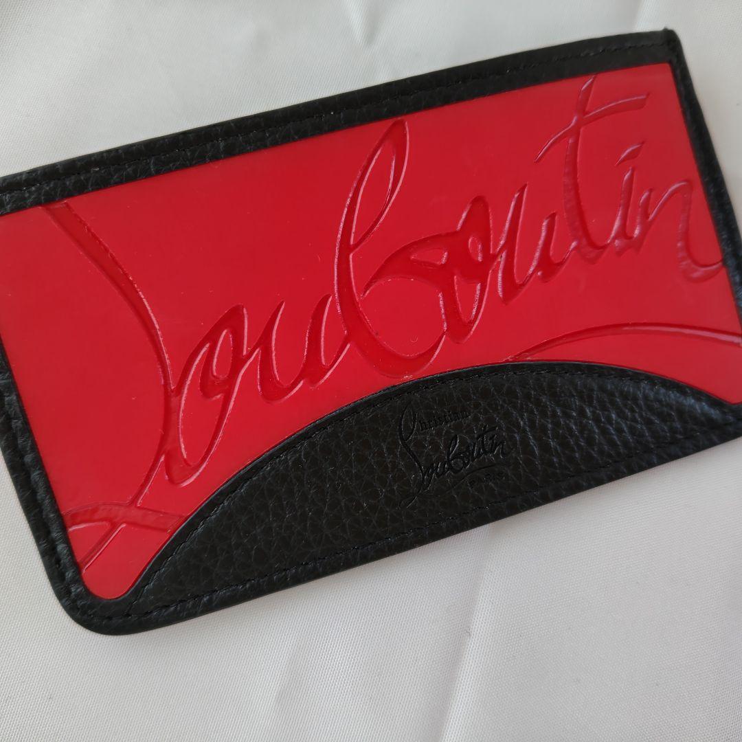 新品未使用品 クリスチャンルブタン カード ケース フラグメントケース