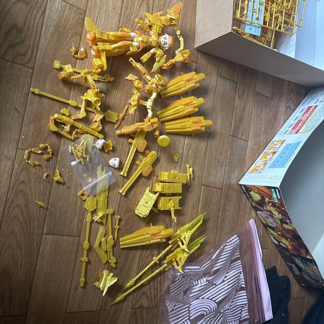 轟雷最終決戦　リライズガンダム　ゴールドセット