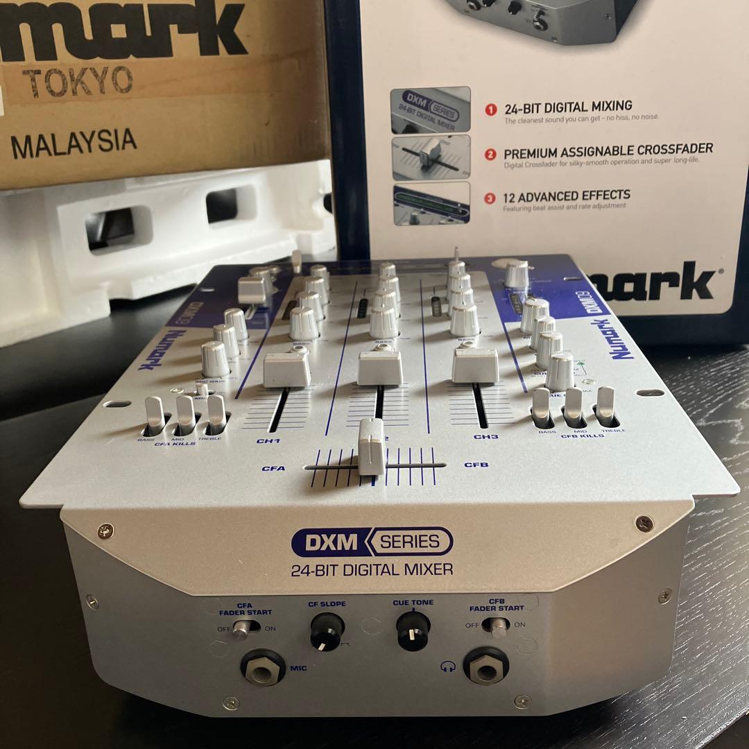 Numark DXM09 DJミキサー 24ビットデジタル 3チャンネル