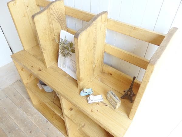 サイズオーダー可！●仕切り段差キャビネット●ナチュラルブラウン●受注製作