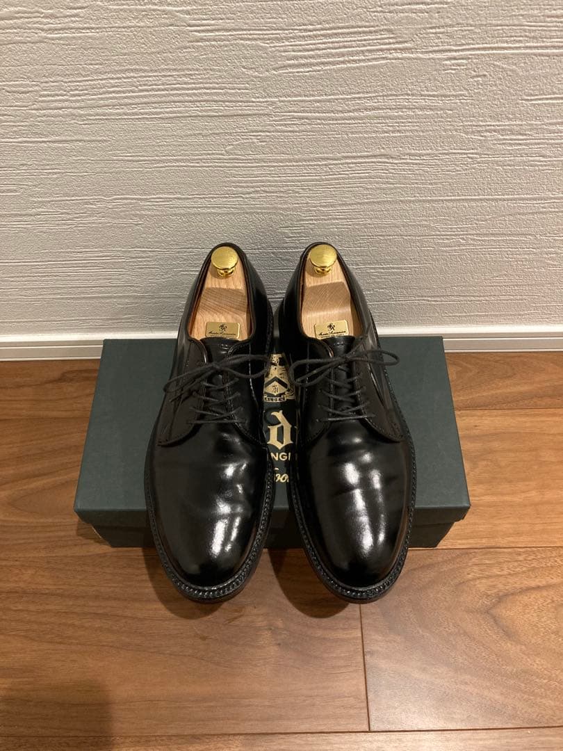 Alden オールデン 9901 ブラックコードバン プレーントゥ7D