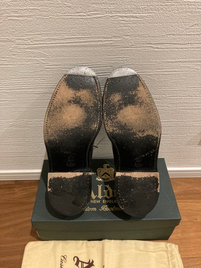 Alden オールデン 9901 ブラックコードバン プレーントゥ7D