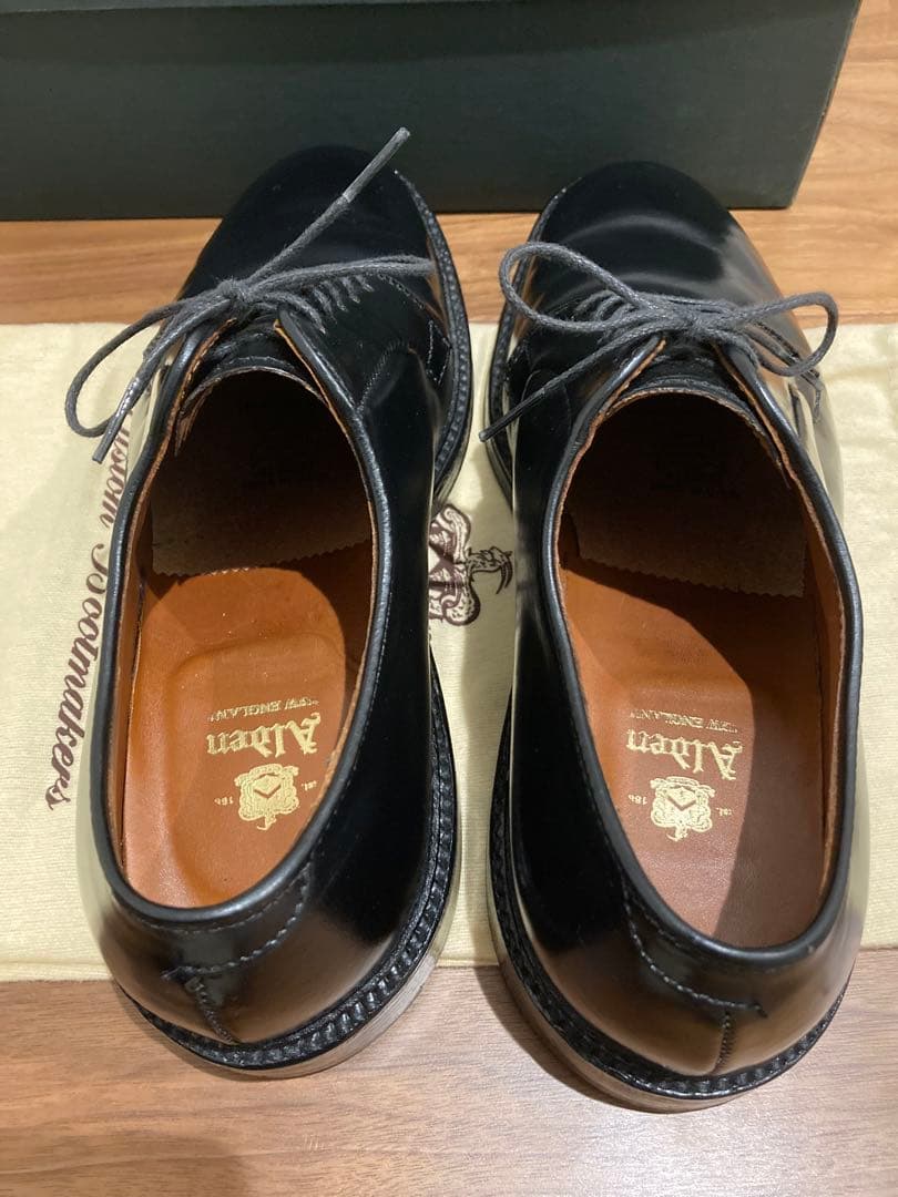 Alden オールデン 9901 ブラックコードバン プレーントゥ7D
