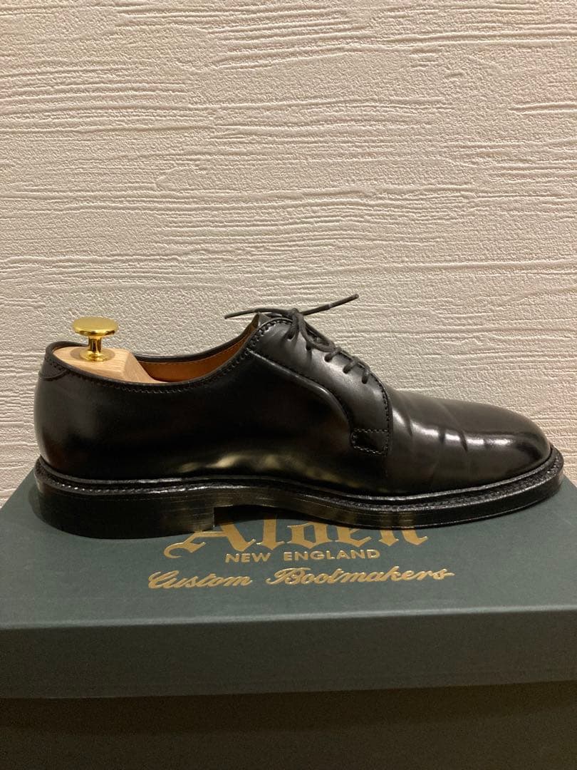 Alden オールデン 9901 ブラックコードバン プレーントゥ7D