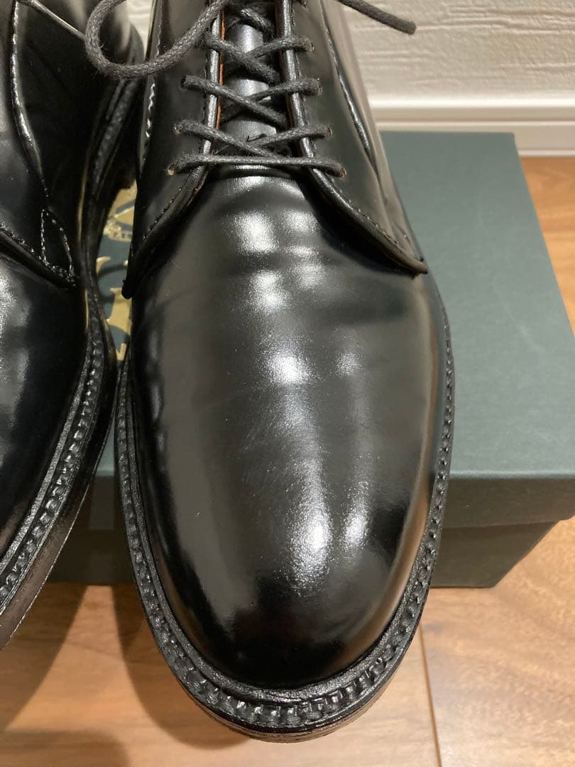 Alden オールデン 9901 ブラックコードバン プレーントゥ7D