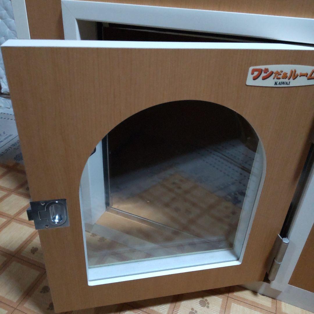 カワイ 犬用ケージ ブラウン 中型犬向け