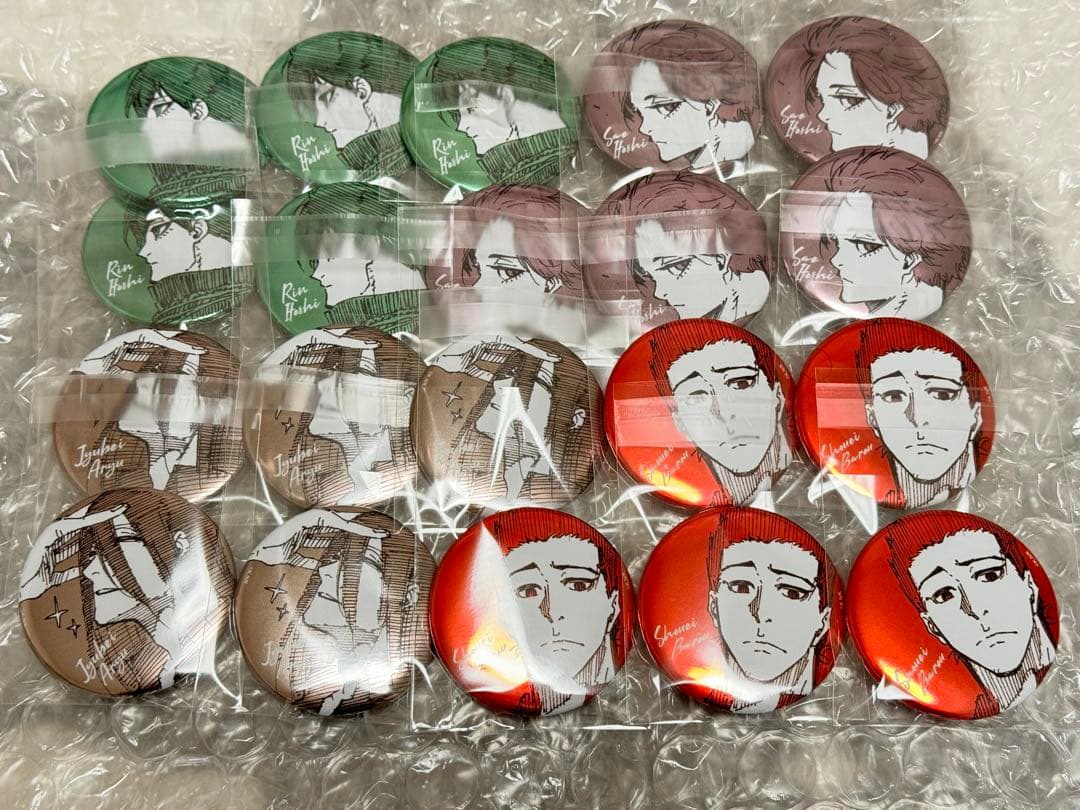 ブルーロック　メタリック缶バッジ　20点セット