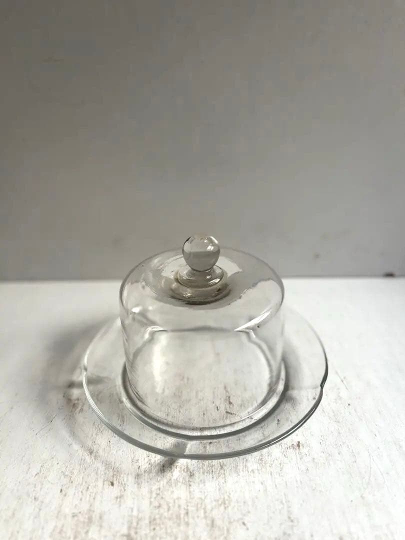 678 フランスアンティーク 古いチーズドーム ガラスドーム 蚤の市購入 パリ