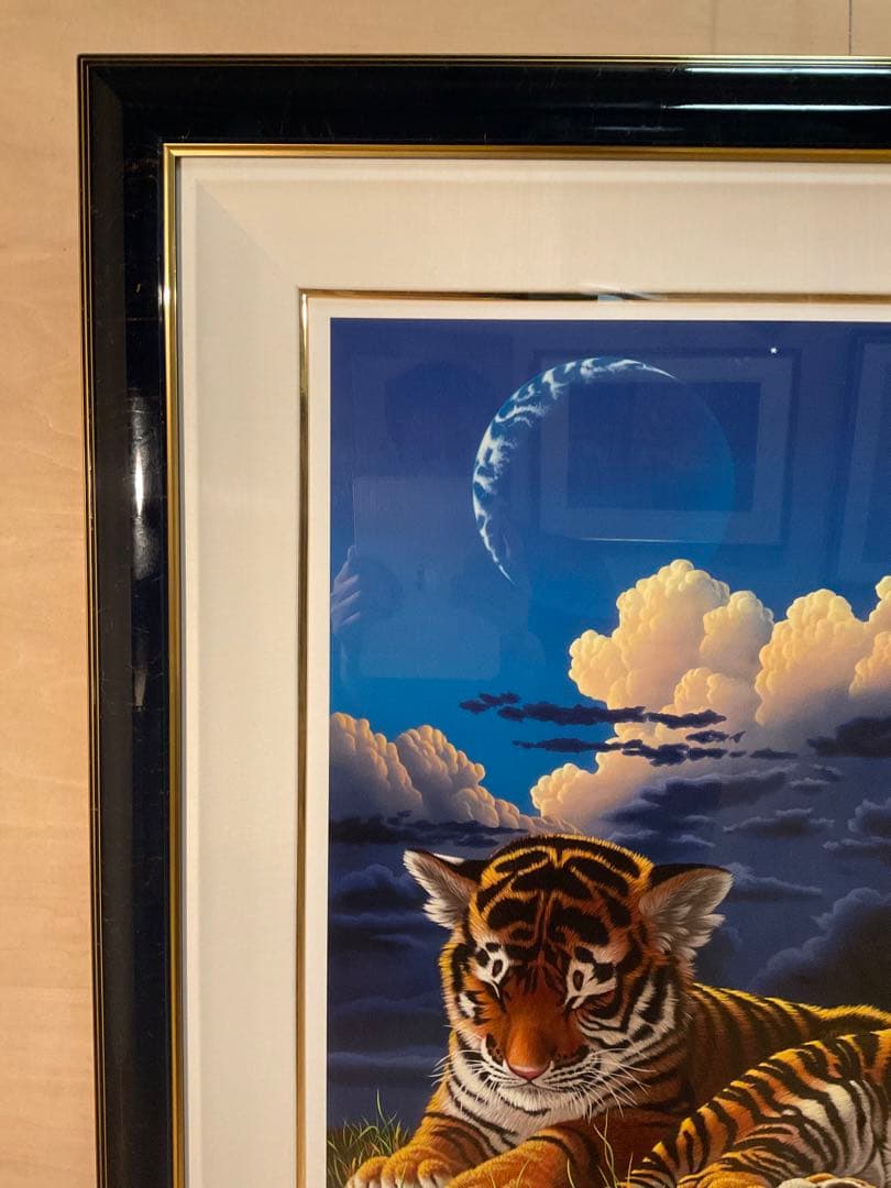 シム・シメール「母に抱かれて」ジークレー　直筆サイン・エディション・作品保証書有