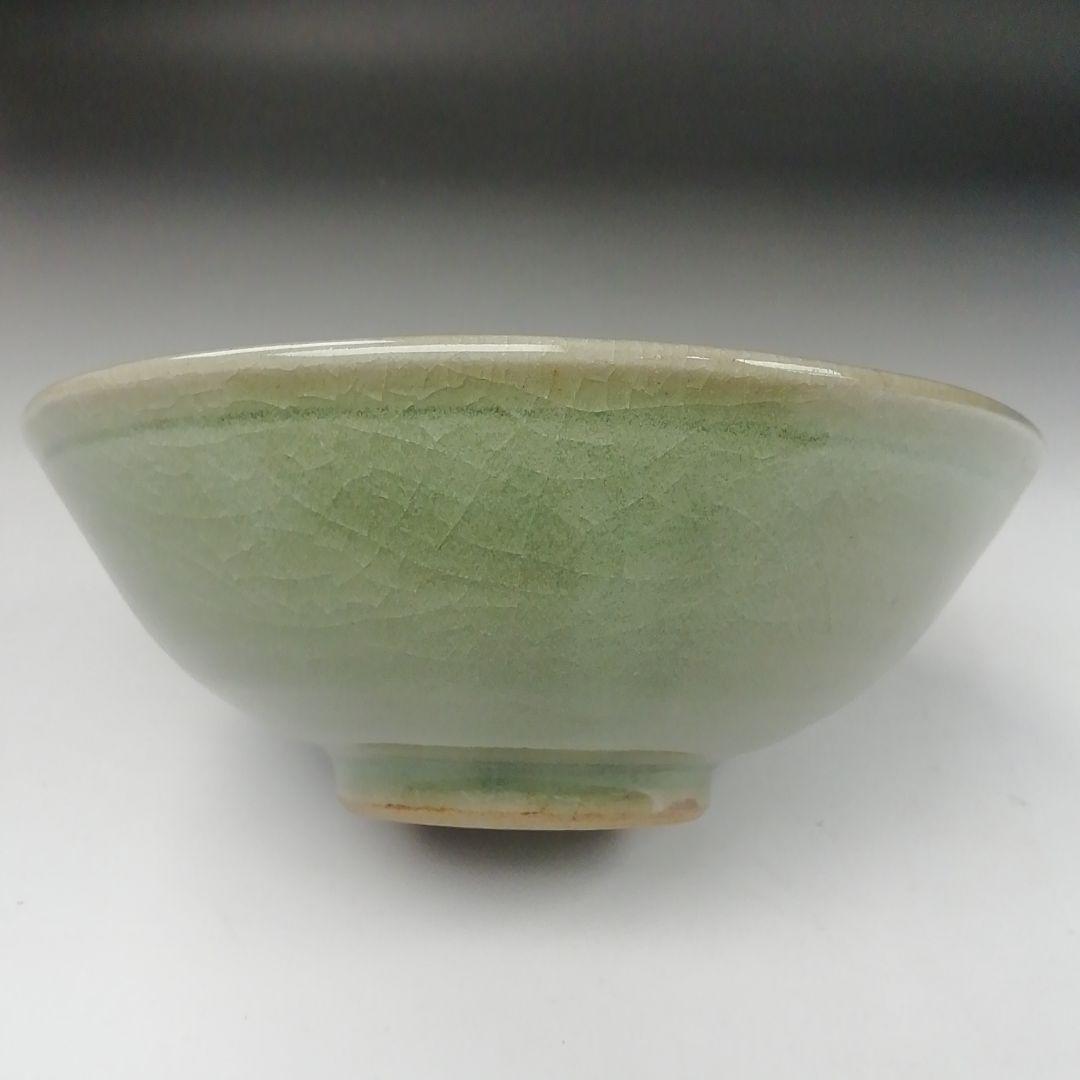 Ｔ４００　茶碗　『高麗写　平茶碗』『清峰 造』　共箱　抹茶碗　茶道具