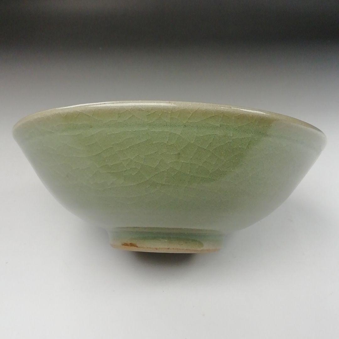 Ｔ４００　茶碗　『高麗写　平茶碗』『清峰 造』　共箱　抹茶碗　茶道具