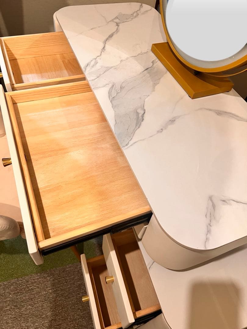 本日限定39800円→35800円❗️大理石調　ドレッサー