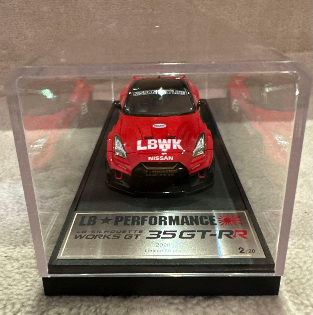LBWK 35GT-R 1/43赤　LB⭐︎PERFORMANCE【限定2/20】