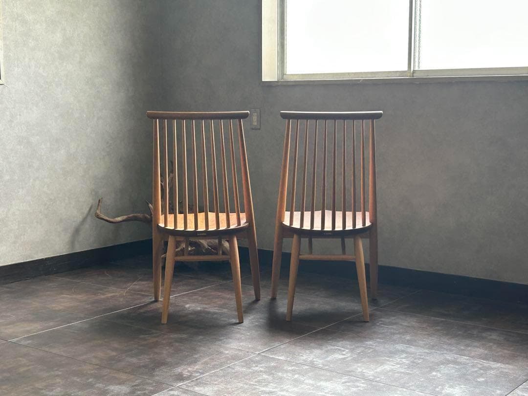 柏木工 KASHIWA シビルチェアチェア　2脚 ジャパニーズ nYZ