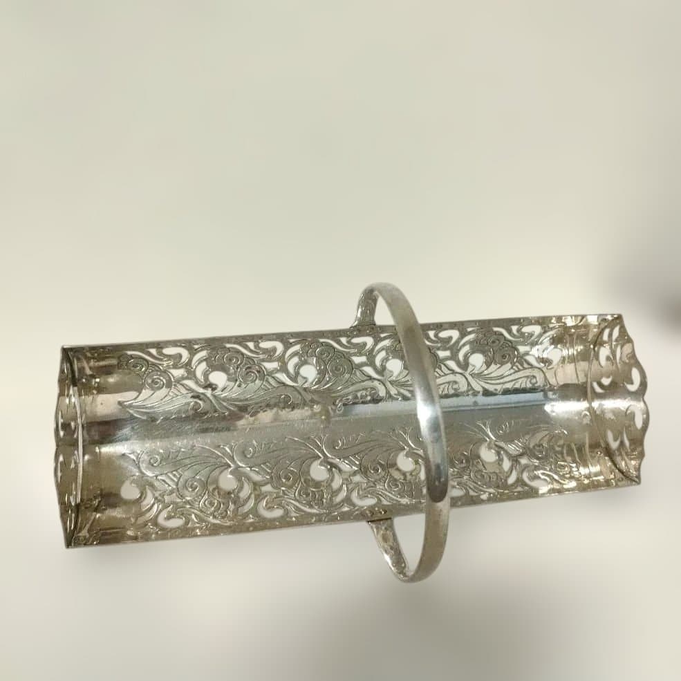 ビスケットホルダー⑦　シルバープレート　EPNS ヨーマン社　イギリス製