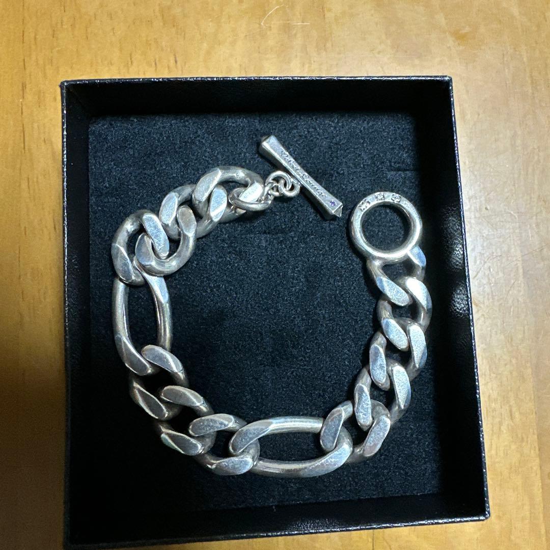 シルバー925 ブレスレット　ダイヤ石　velvet lounge