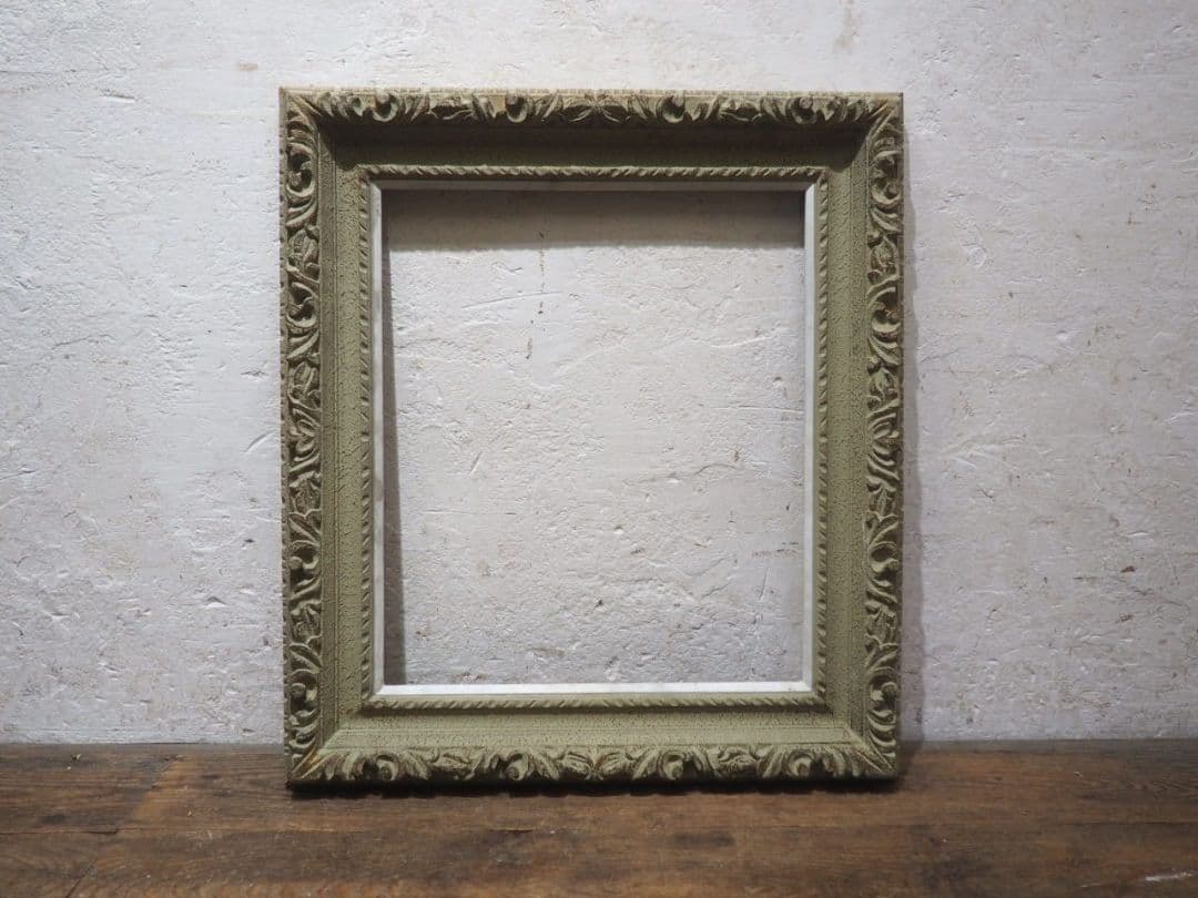 1287 レトロな額縁　F10　アートフレーム　油彩　水彩　画材　ビンテージ