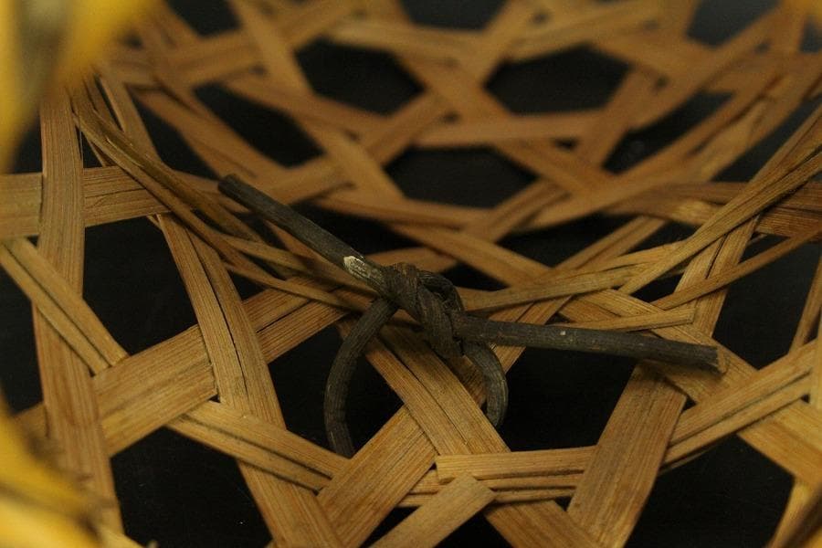 瓢形 花籠 早川尚古斎造 共箱(A888)