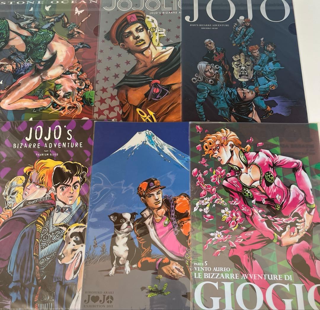 【新品】クリアファイル 12点 ジョジョの奇妙な冒険　ジョジョ展