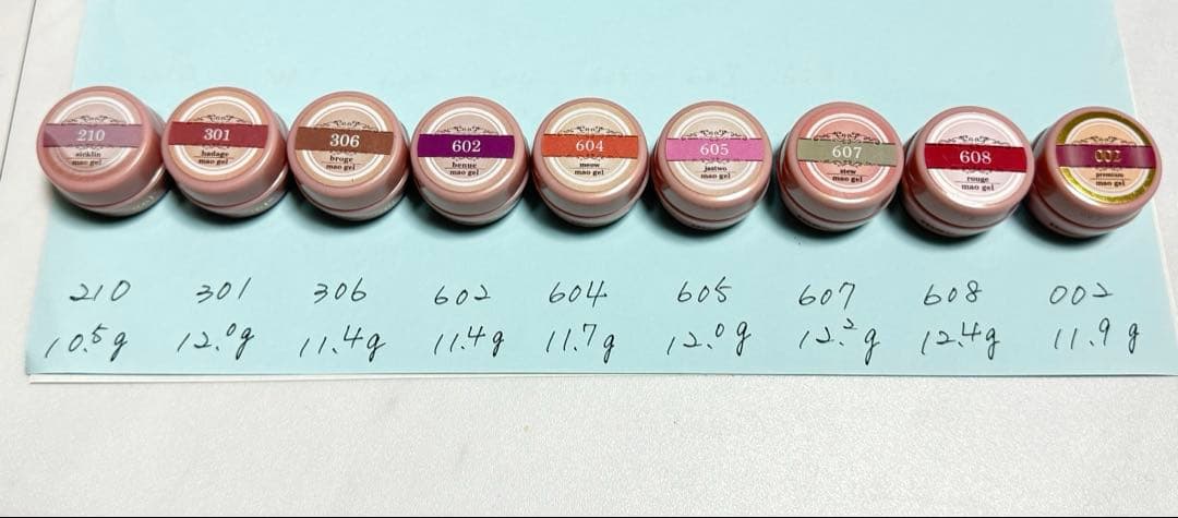 値下げ＊mao gelマオジェル17色＋マオラメ・マオボールセット※バラ売り不可