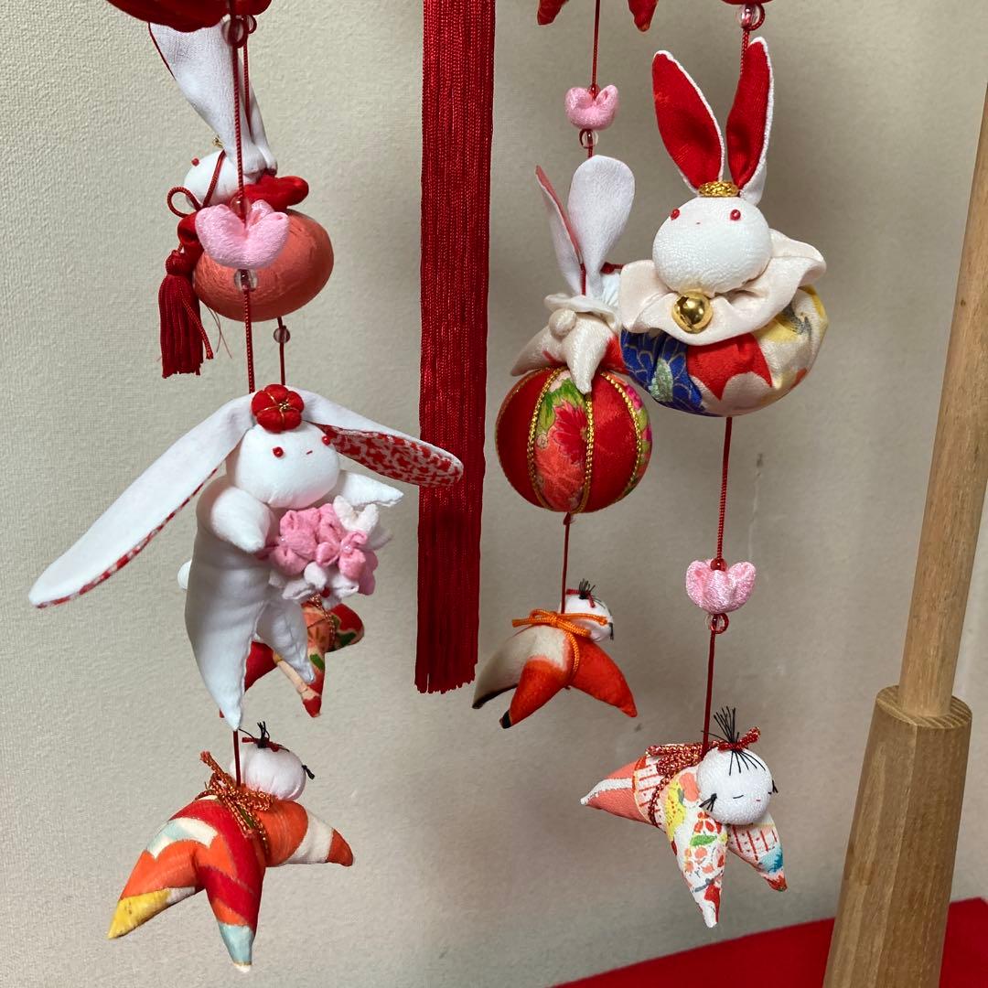 519 ごろちゃん　うさぎの吊るし飾り