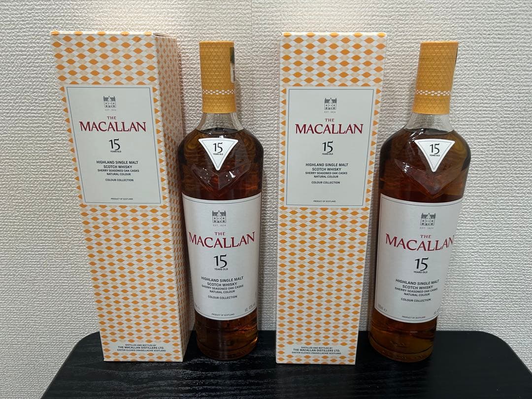 THEMACALLAN 15 ハイランドシングルモルト 15年 700ml 2本