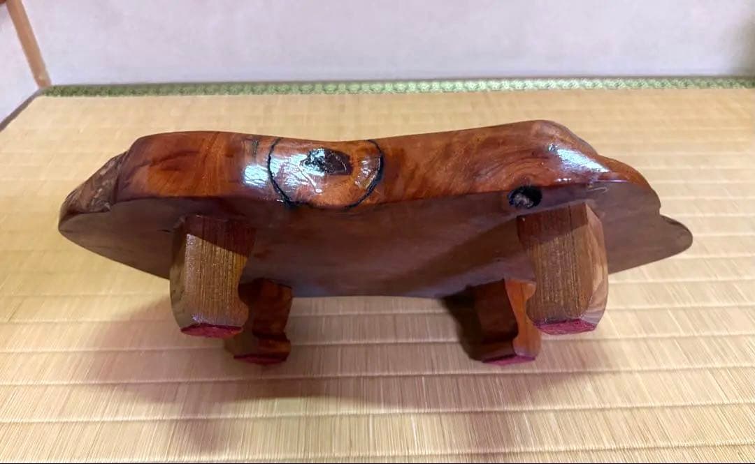 【最終値下】けやき一枚板② テーブル 座卓 台座 けやき 天然木 花台 欅