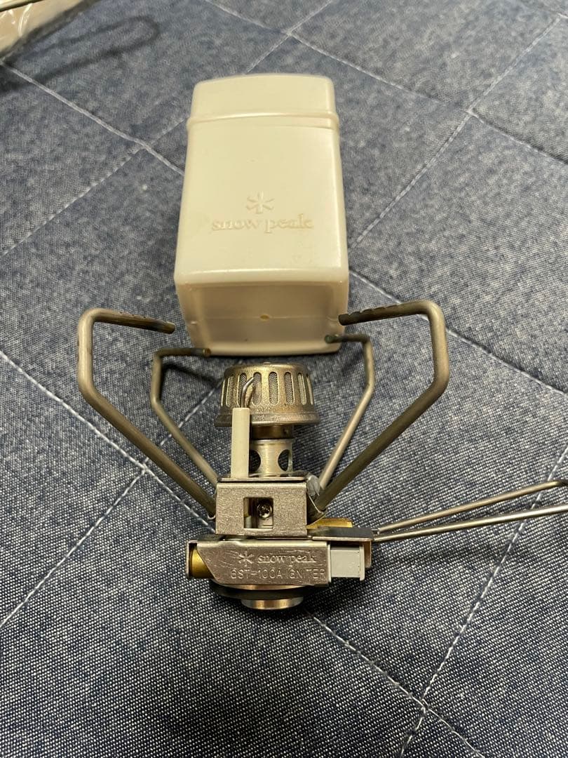 か*え様 廃盤極上！スノーピーク チタンバーナー +コーヒーブレイクセット！登山