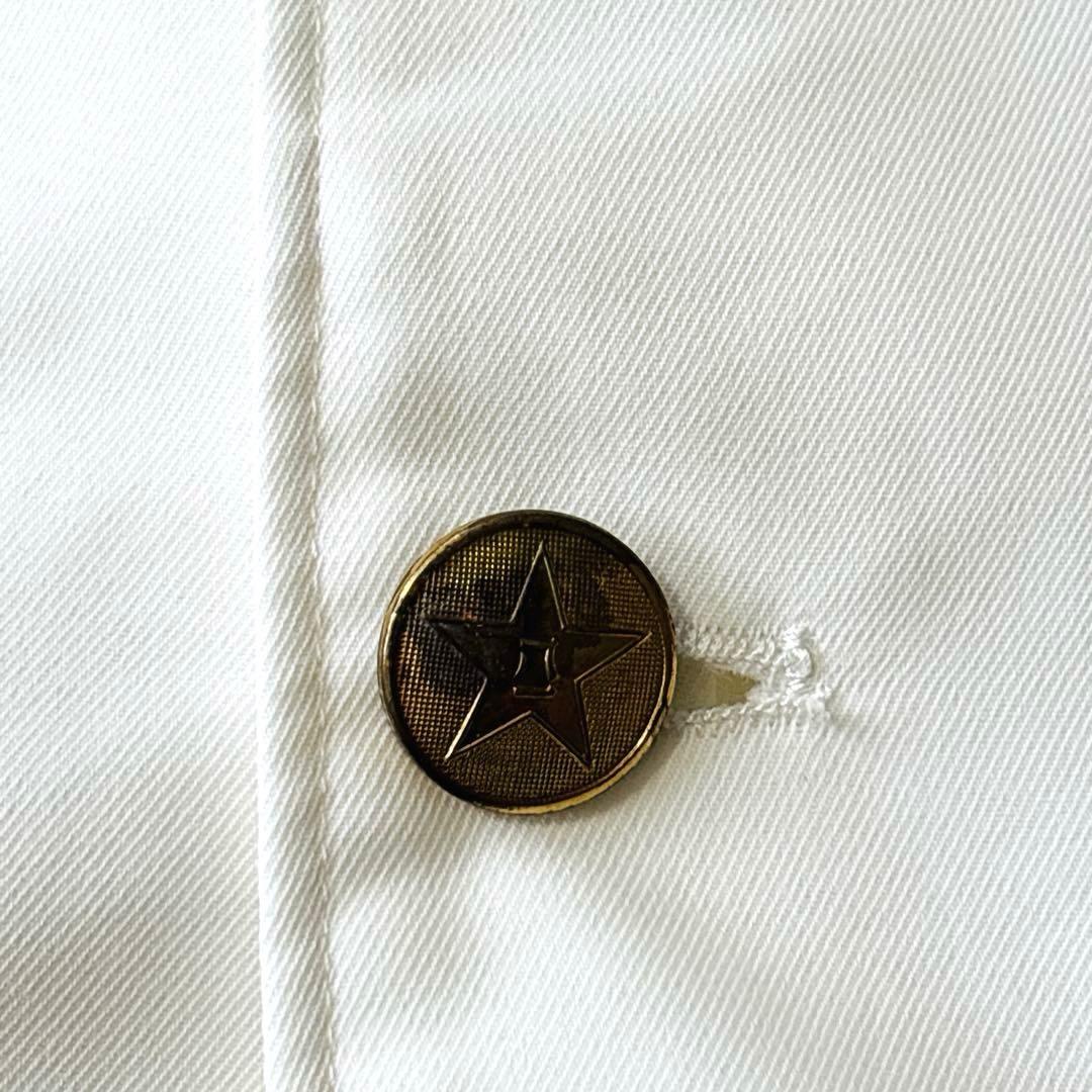 ソ連海軍 日本海軍　白ジャケット 大佐肩章付（本物か詳細不明）ヴィンテージ　仮装