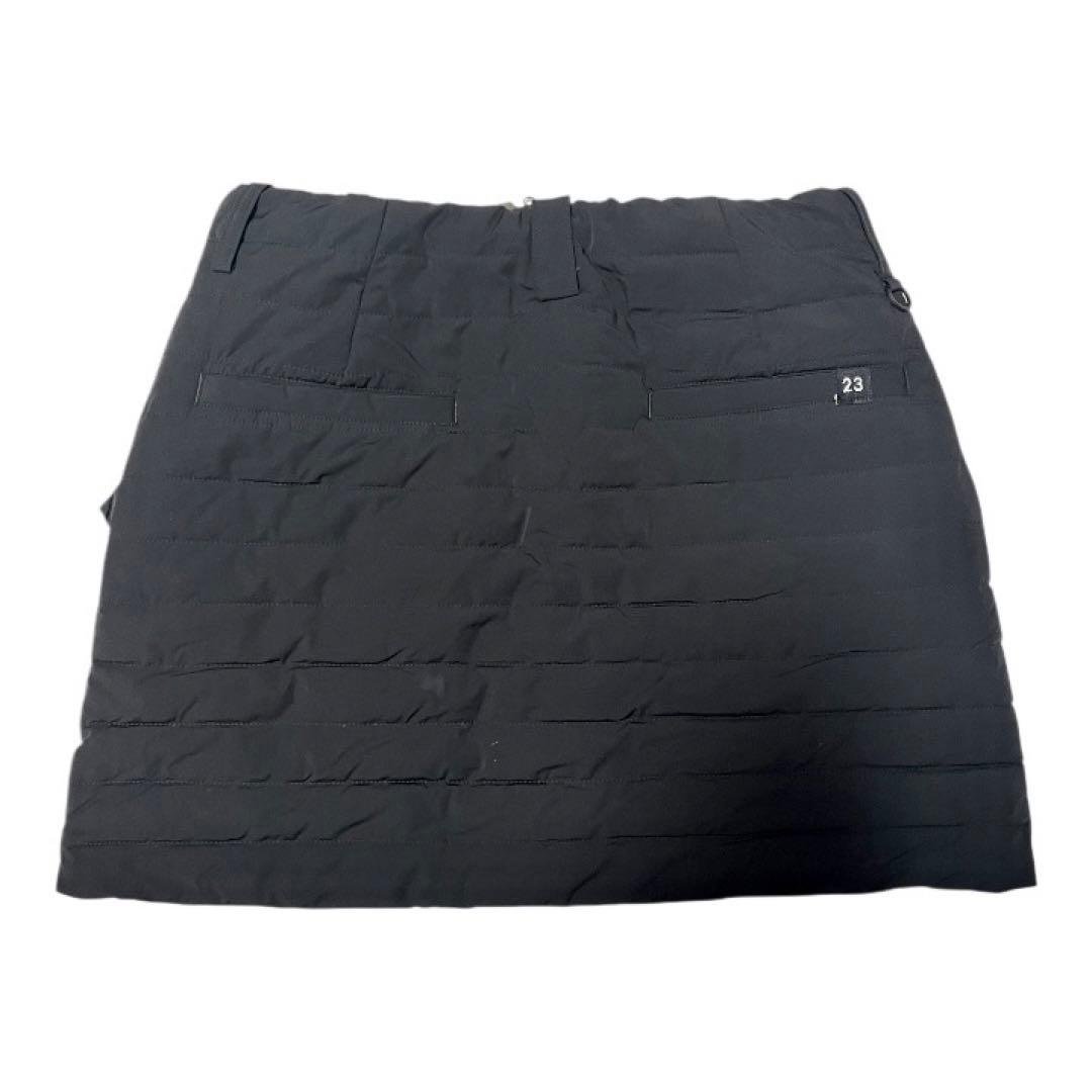 23区ゴルフ リバーシブル 中綿スカート ナイロンタフタファイバーボール 洗濯可