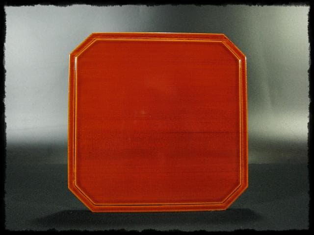 春慶 縁高 成田流 飛騨春慶 塗師 谷 正利 縁高重 茶道具 菓子器 f201