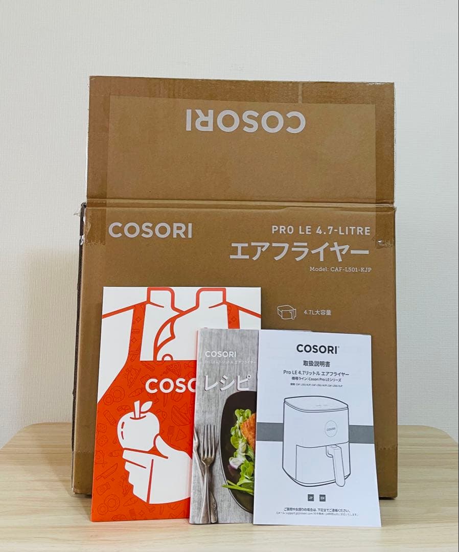 COSORI ノンフライヤー ブラック　4.7l
