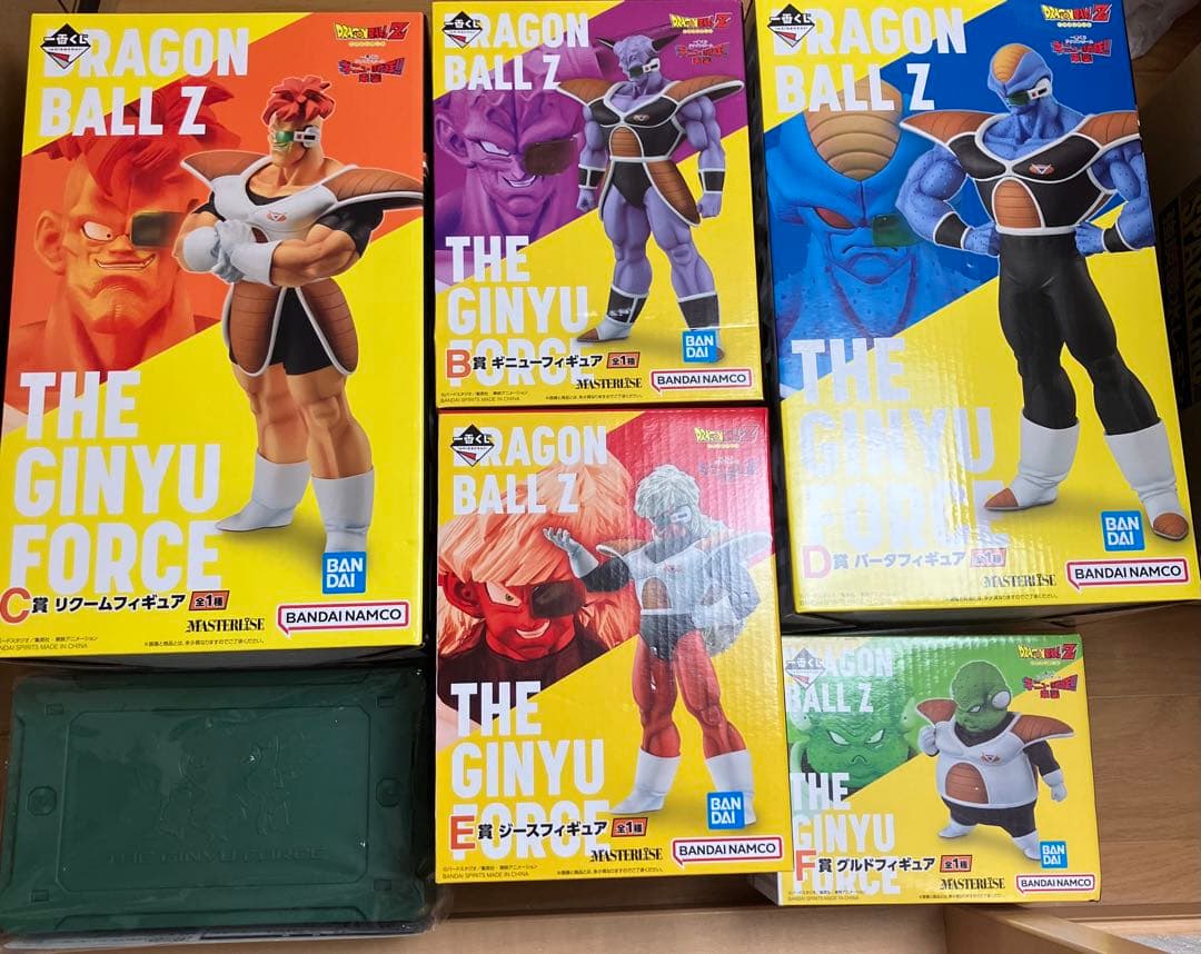 一番くじ　ドラゴンボール　ギニュー特戦隊！！来襲　６点セット