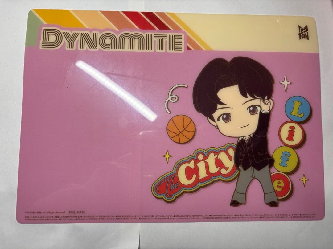 BTS ダイナマイト シュガ ピンク B5下敷き