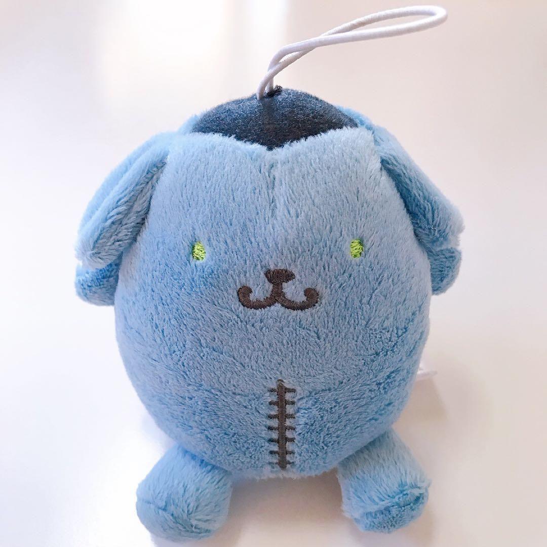 サンリオ★ポムポムプリン★マスコット★ぬいぐるみ★2017年製★ブルー★青