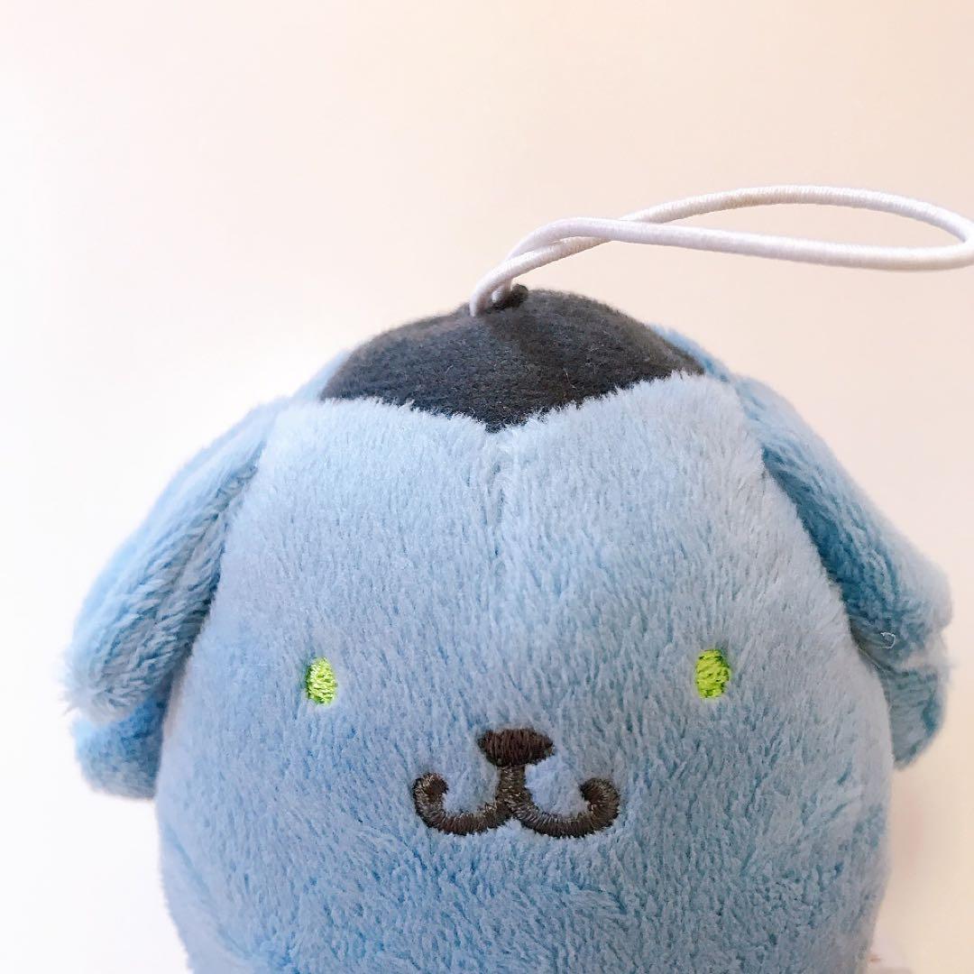 サンリオ★ポムポムプリン★マスコット★ぬいぐるみ★2017年製★ブルー★青