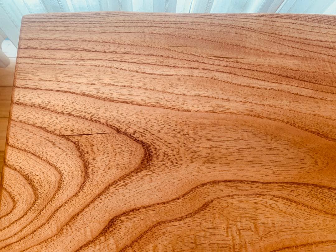 最終値下げ✨勿体ない利用&重厚リビングローテーブル、TVボード(栴檀一枚板天板)