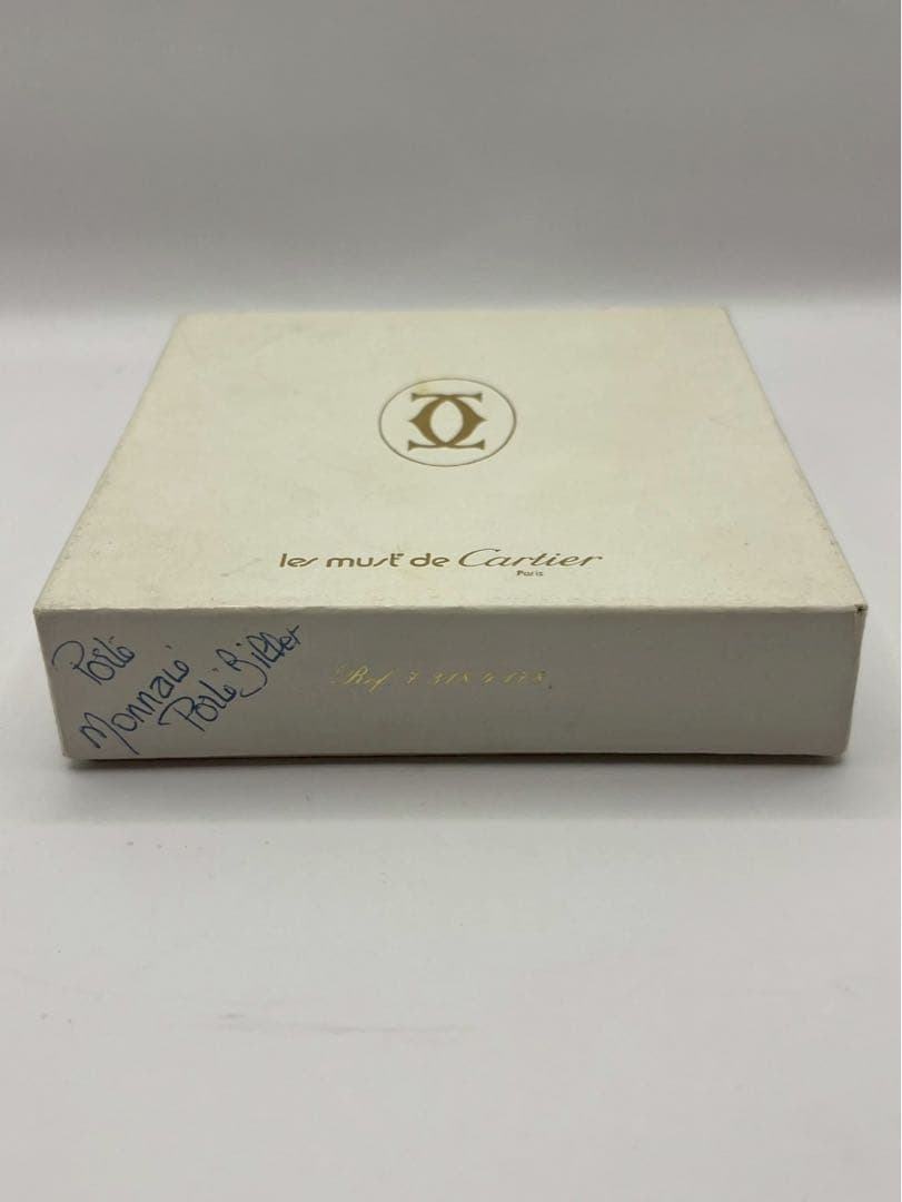 【カルティエ】二つ折り財布　レザー　本革