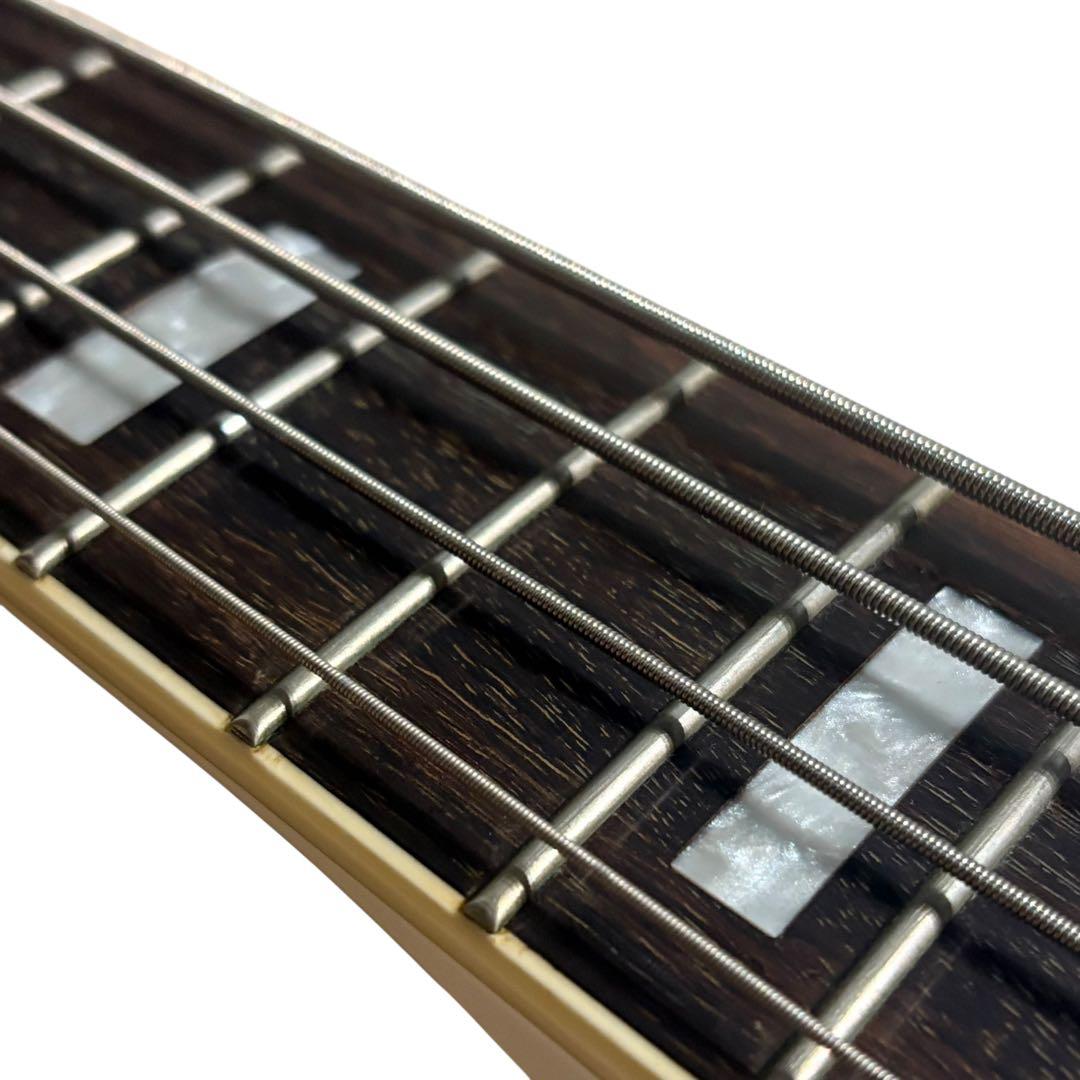 レフティー 左利き GrassRoots レスポール ベース 白 ソフトケース付