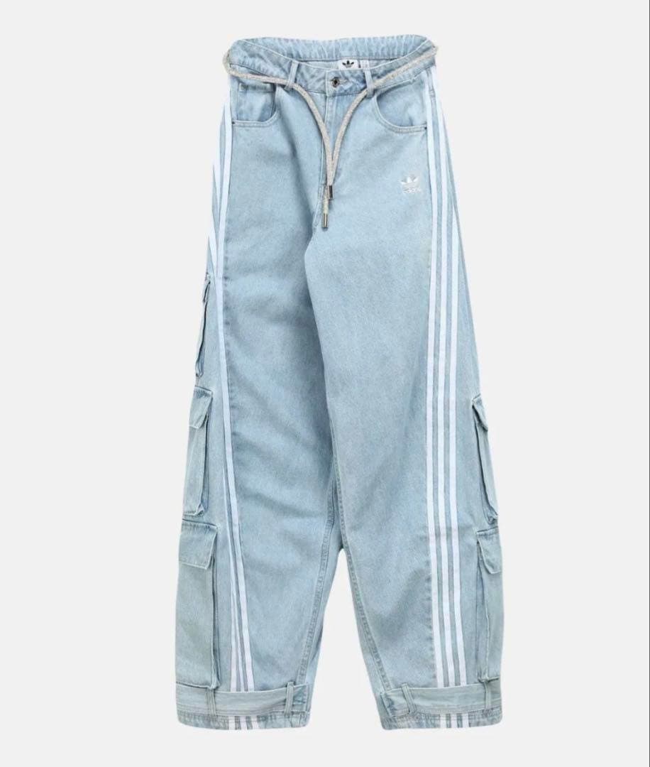 adidas Adilenium デニムカーゴパンツ　balenciaga 34