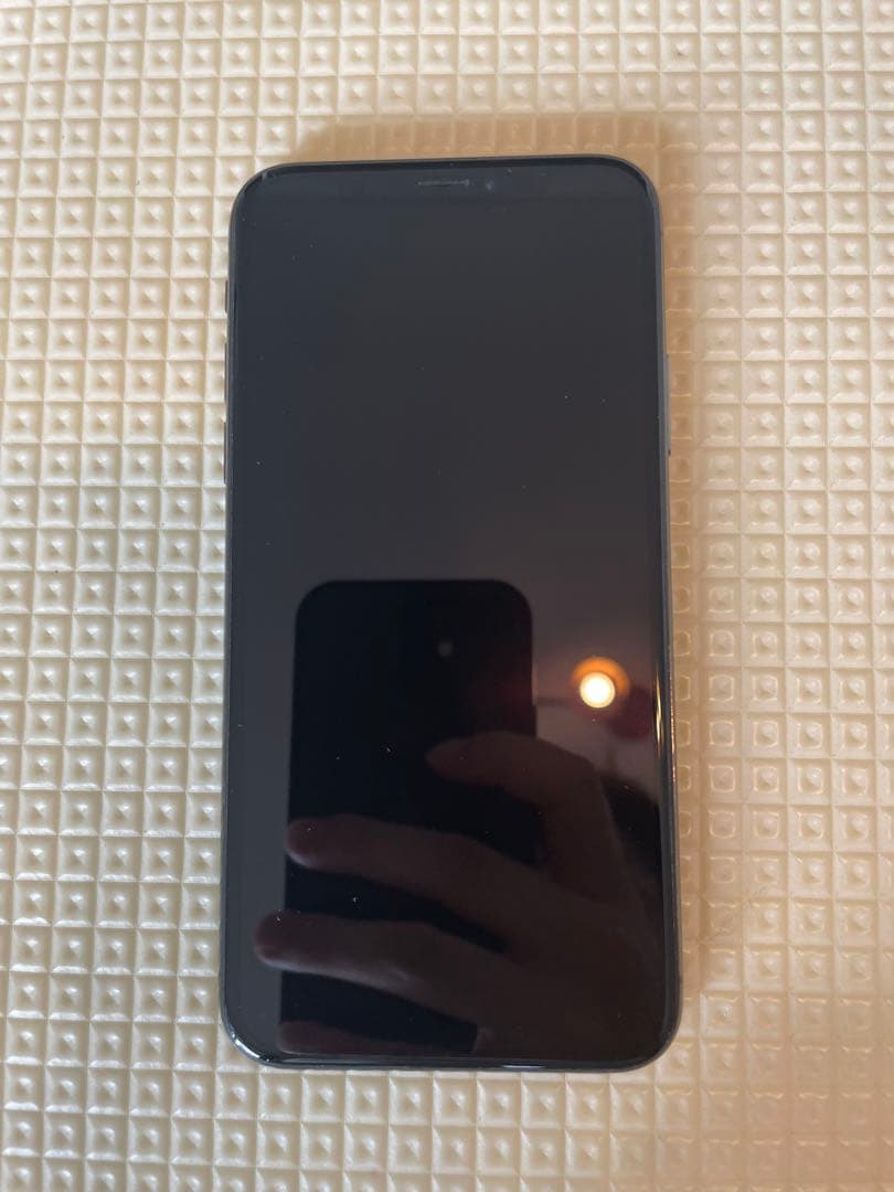 iPhoneX 64gb スペースグレイ　新品ガラスフィルム付き