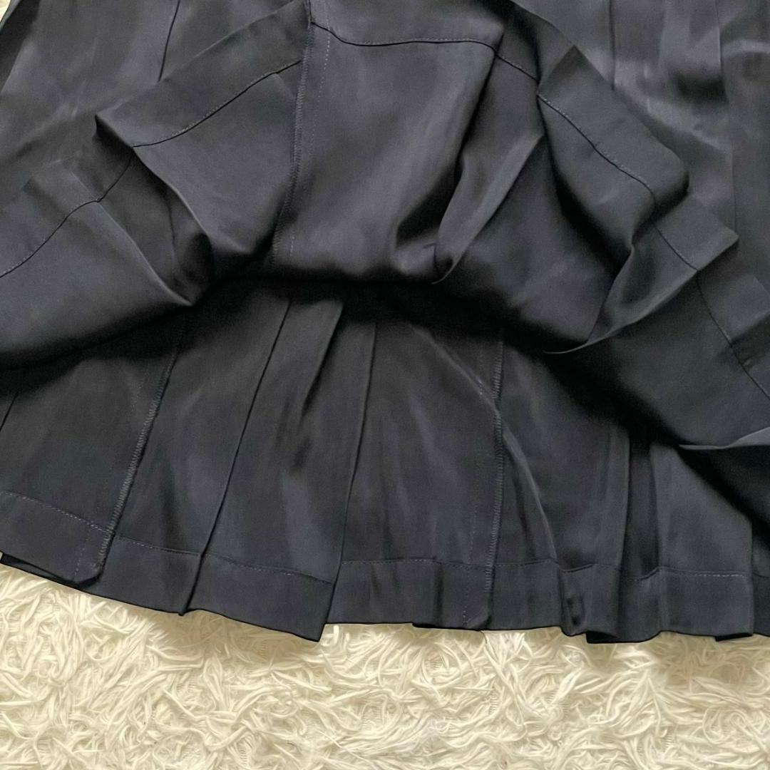 robe de chambre コムデギャルソン プリーツ フレアスカート 黒