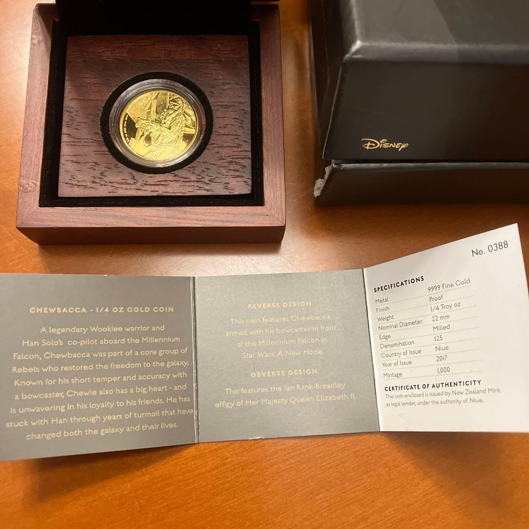 お値下げ★ STAR WARS スターウォーズ　金貨　⭐︎GOLD 純金