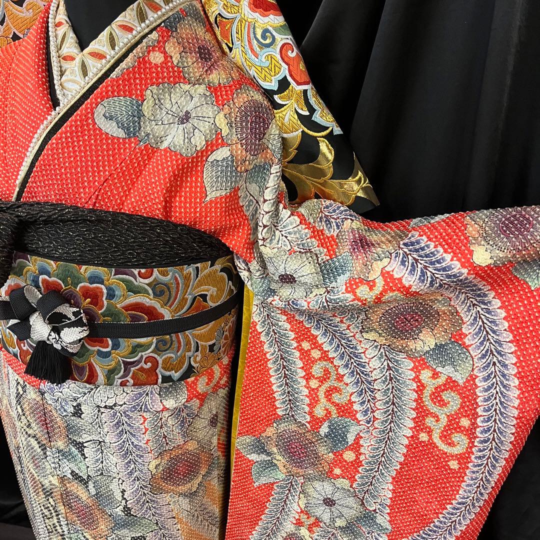 振袖フルセット ■希少落款入り■藤娘きぬたや■辻ヶ花■総絞り■振袖一式