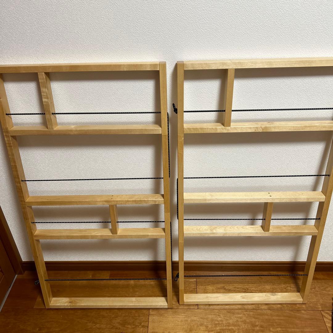 IKEA ラック　棚　本　木製オープンシェルフ