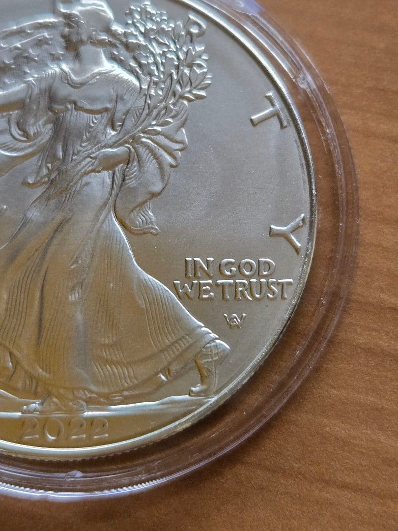 アメリカ　イーグル 銀貨　１オンス 2022年　1ドル