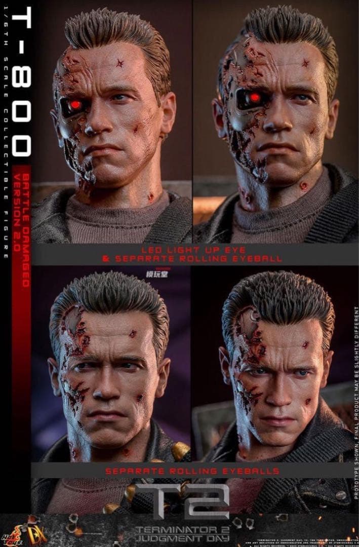 新品未開封❗️ホットトイズDX46 ターミネーター2 バトルダメージver 2.0