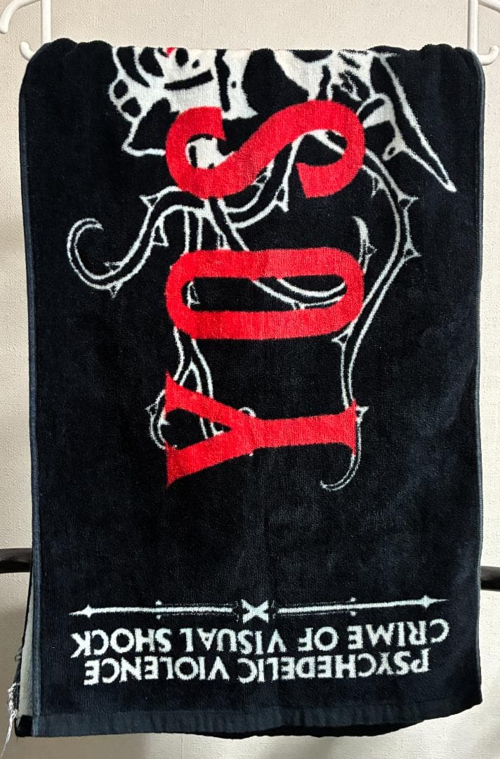 YOSHIKI フェイスタオル X JAPAN 日本製 ビジュアルショック ロゴ