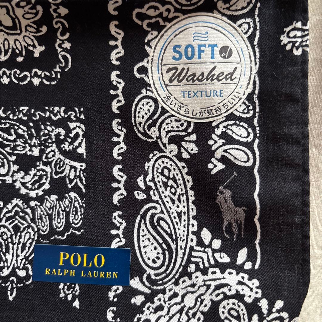 新品 POLORALPHLAUREN ポロラルフローレン バンダナ ペイズリー柄