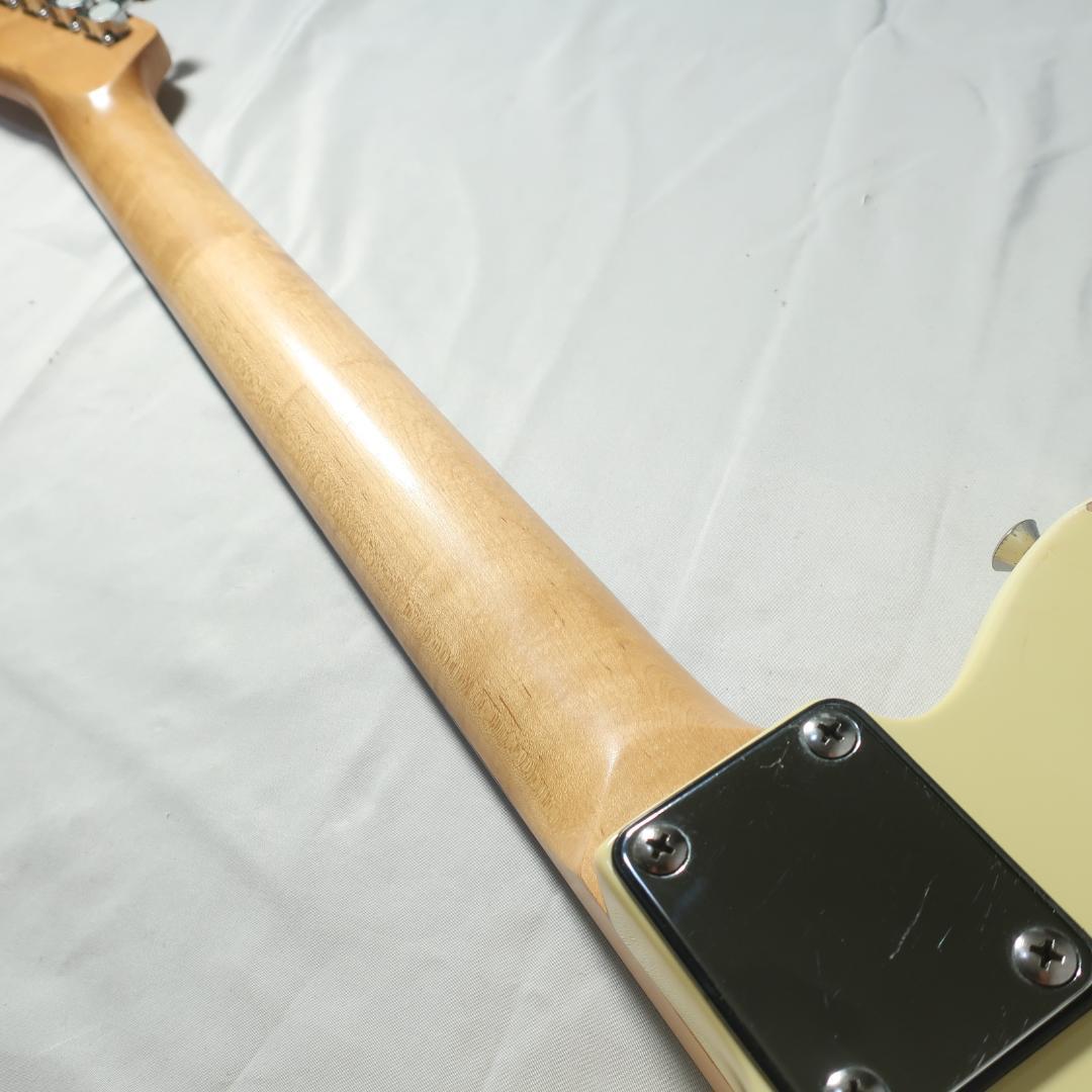 Juno テレキャスタータイプ エレキギター ケース付き ホワイト